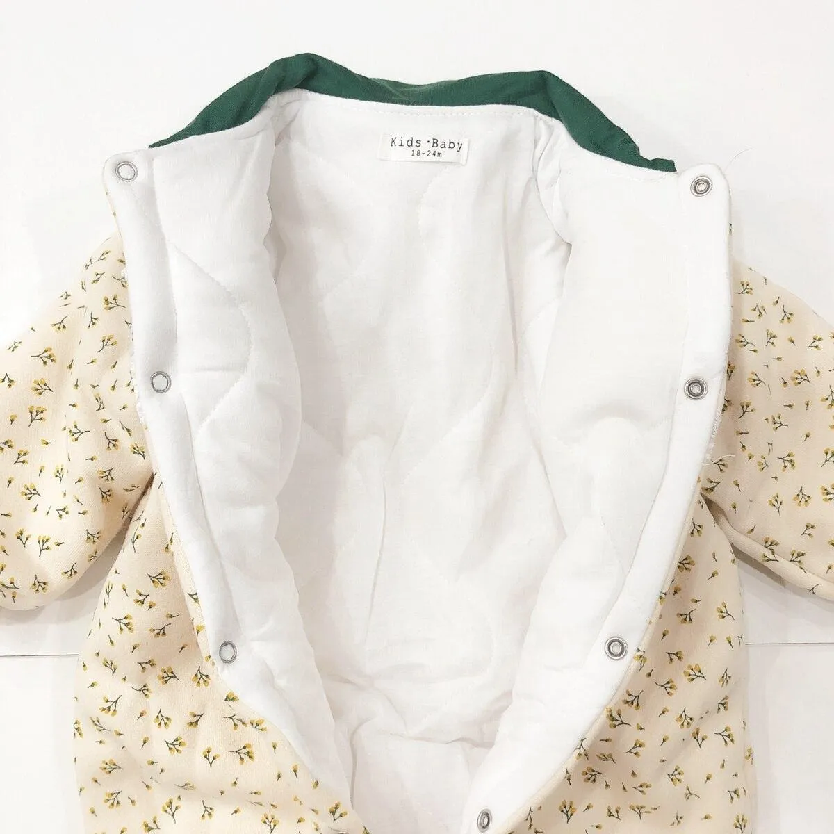 Floral Bow Pram Bodysuit