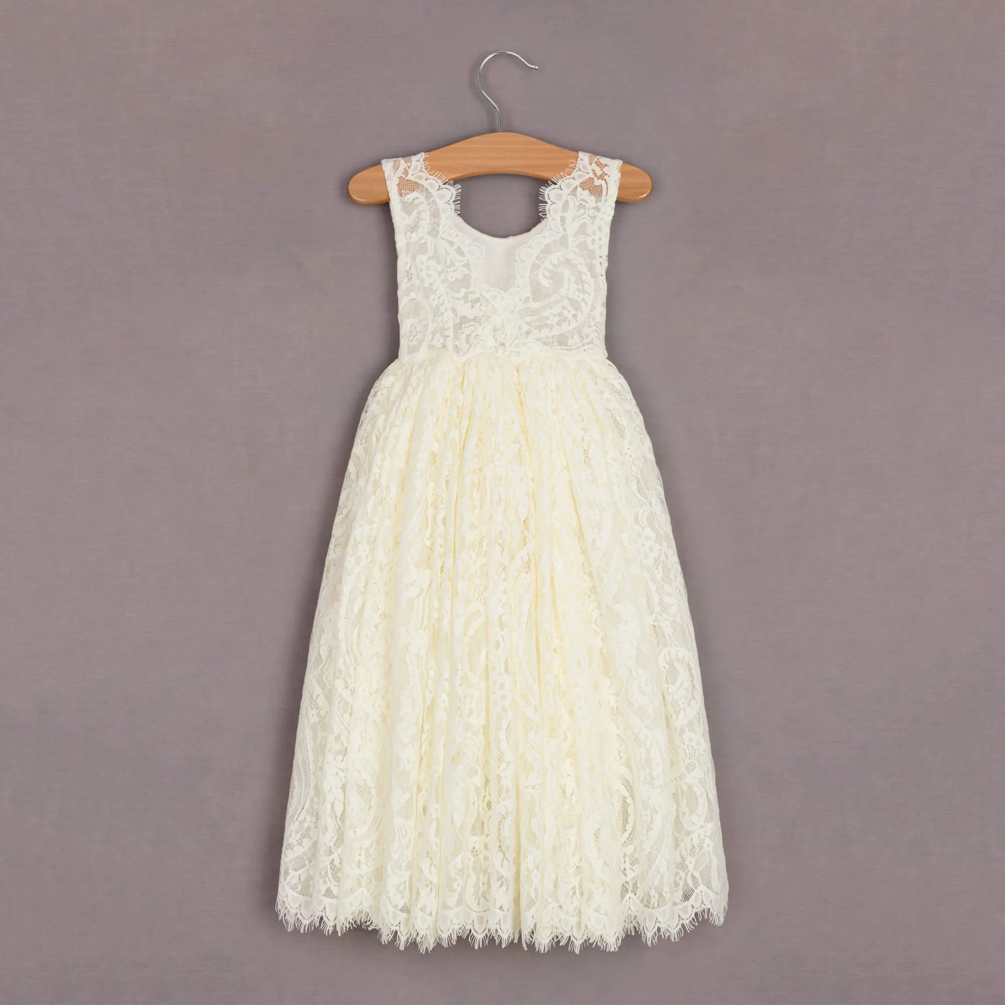 Florence Flower Girl Dress - Lemon