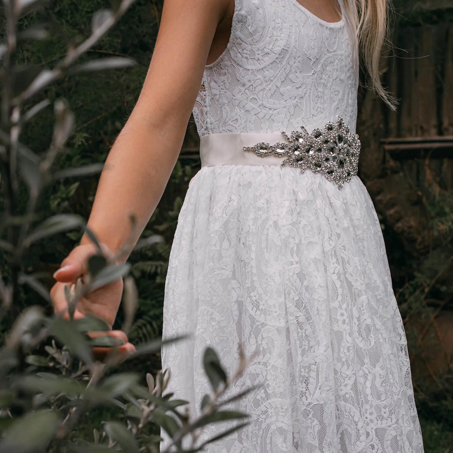 Florence Flower Girl Dress - White