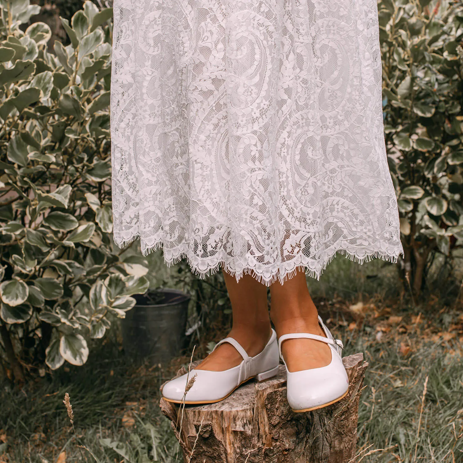 Florence Flower Girl Dress - White