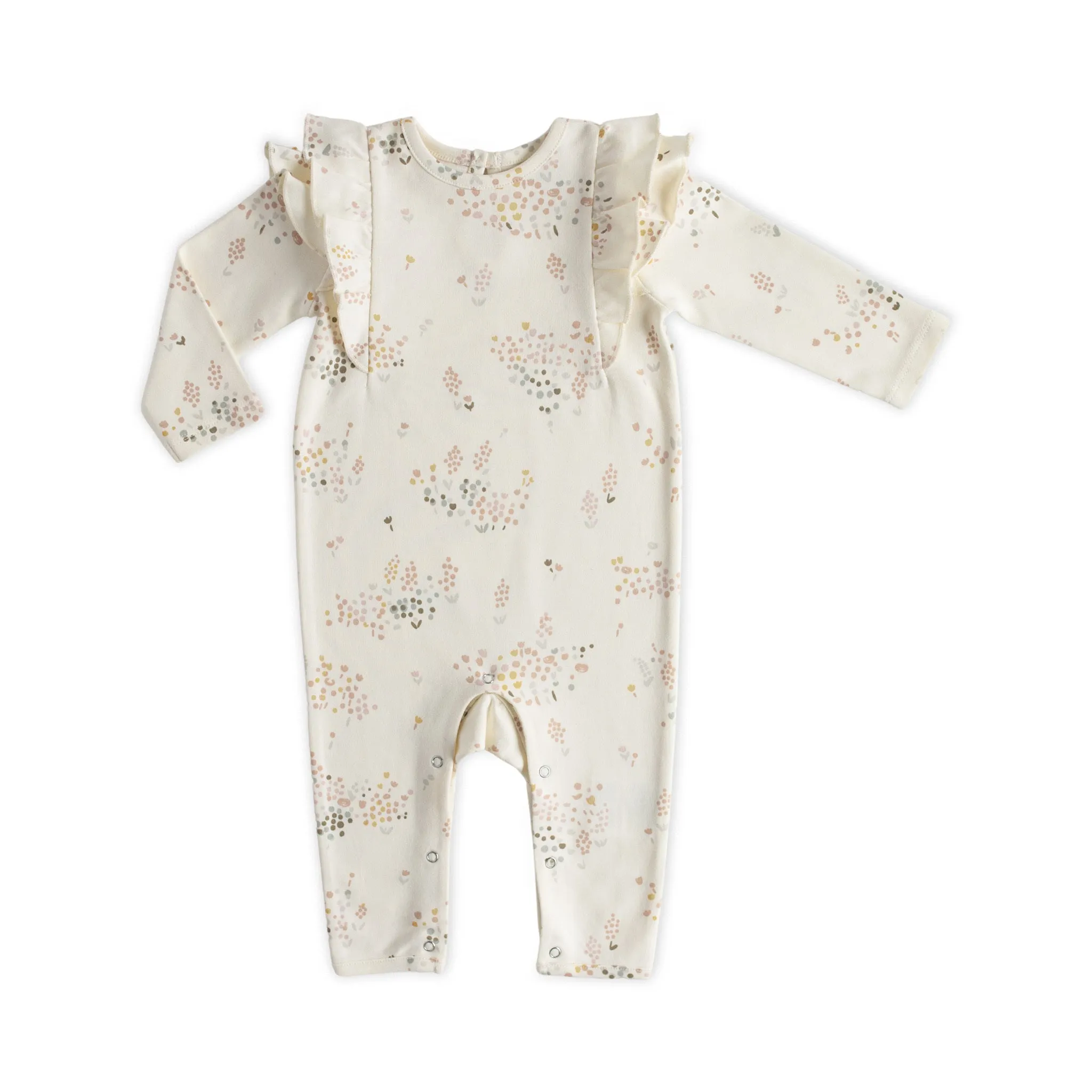 Flower Patch Ruffled Romper