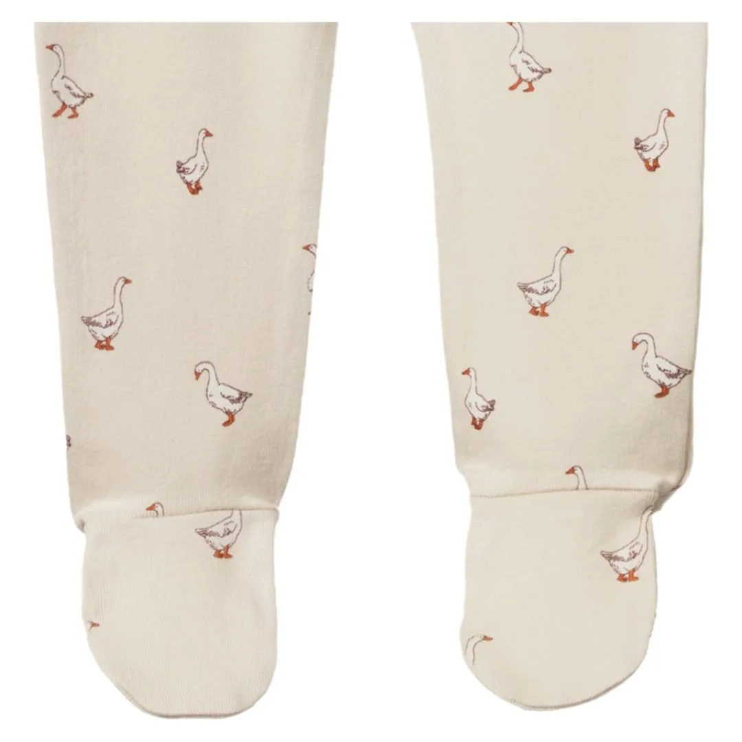 Footed Rompers - Goosey
