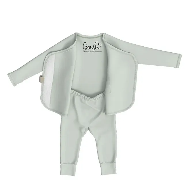 Footless Romper - Avocado Green