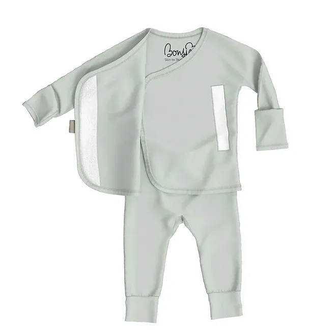 Footless Romper - Avocado Green