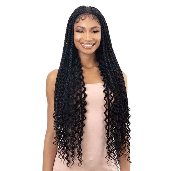 Freetress Equal Synthetic Freedom Part Braided Lace Front Wig - KNOTLESS BOHO BOX