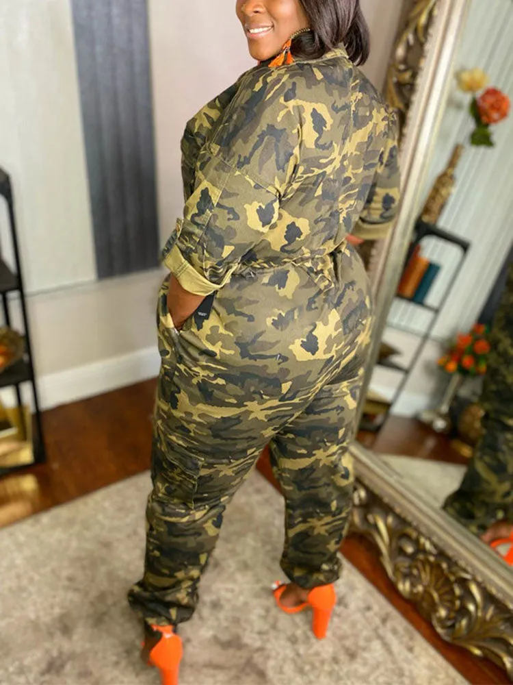 Front Zipper Jumpsuit