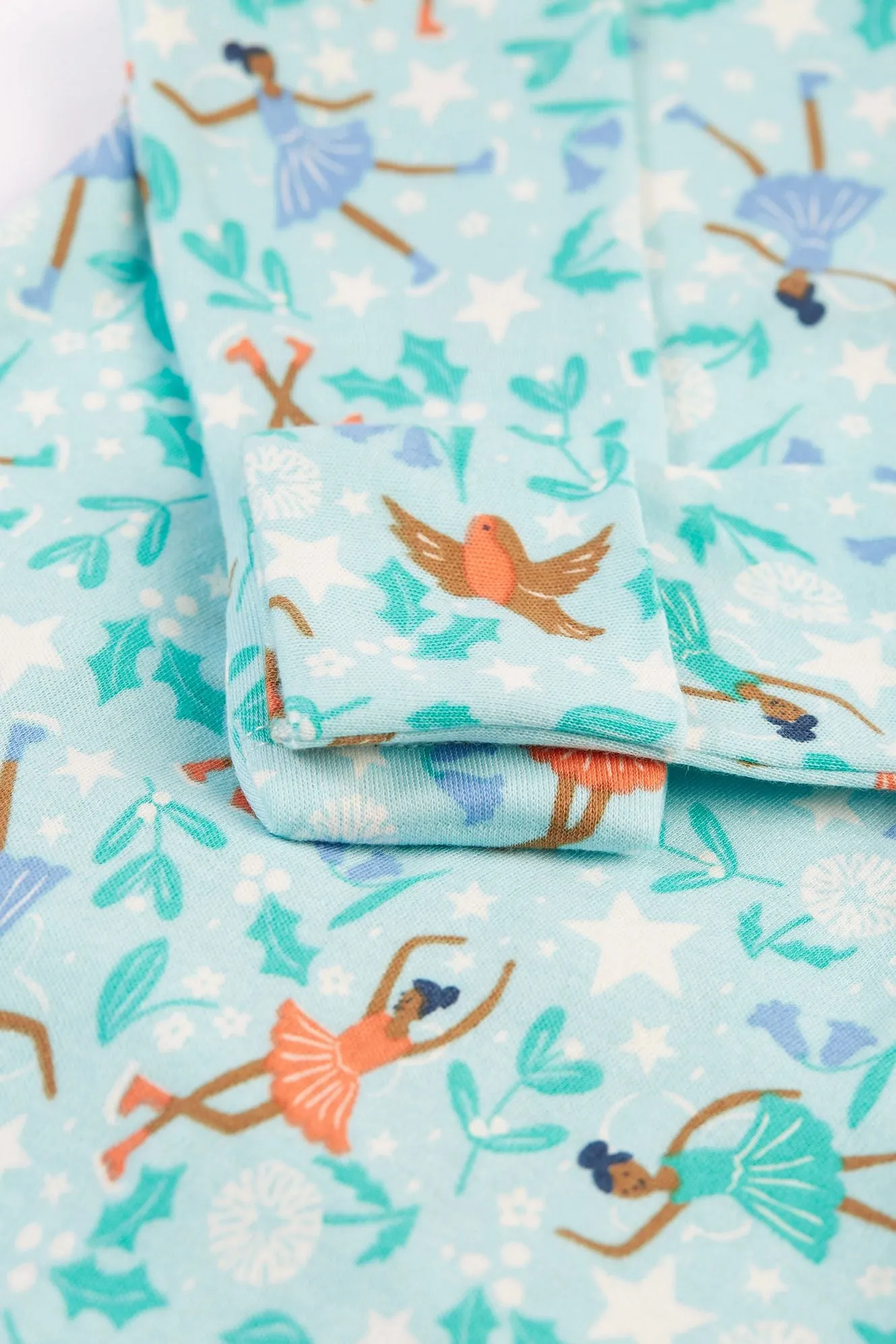 Frugi Easy Printed Babygrow Glacier Enchanted Forest