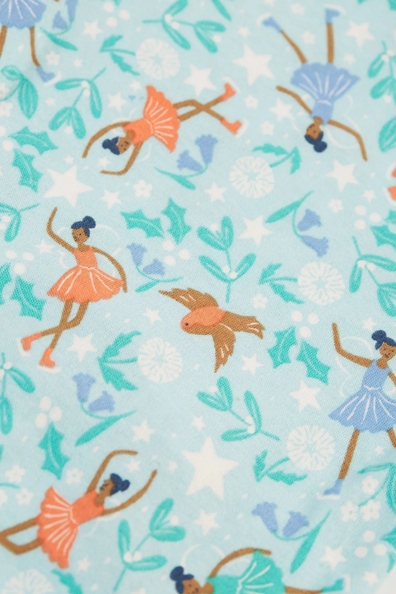 Frugi Easy Printed Babygrow Glacier Enchanted Forest