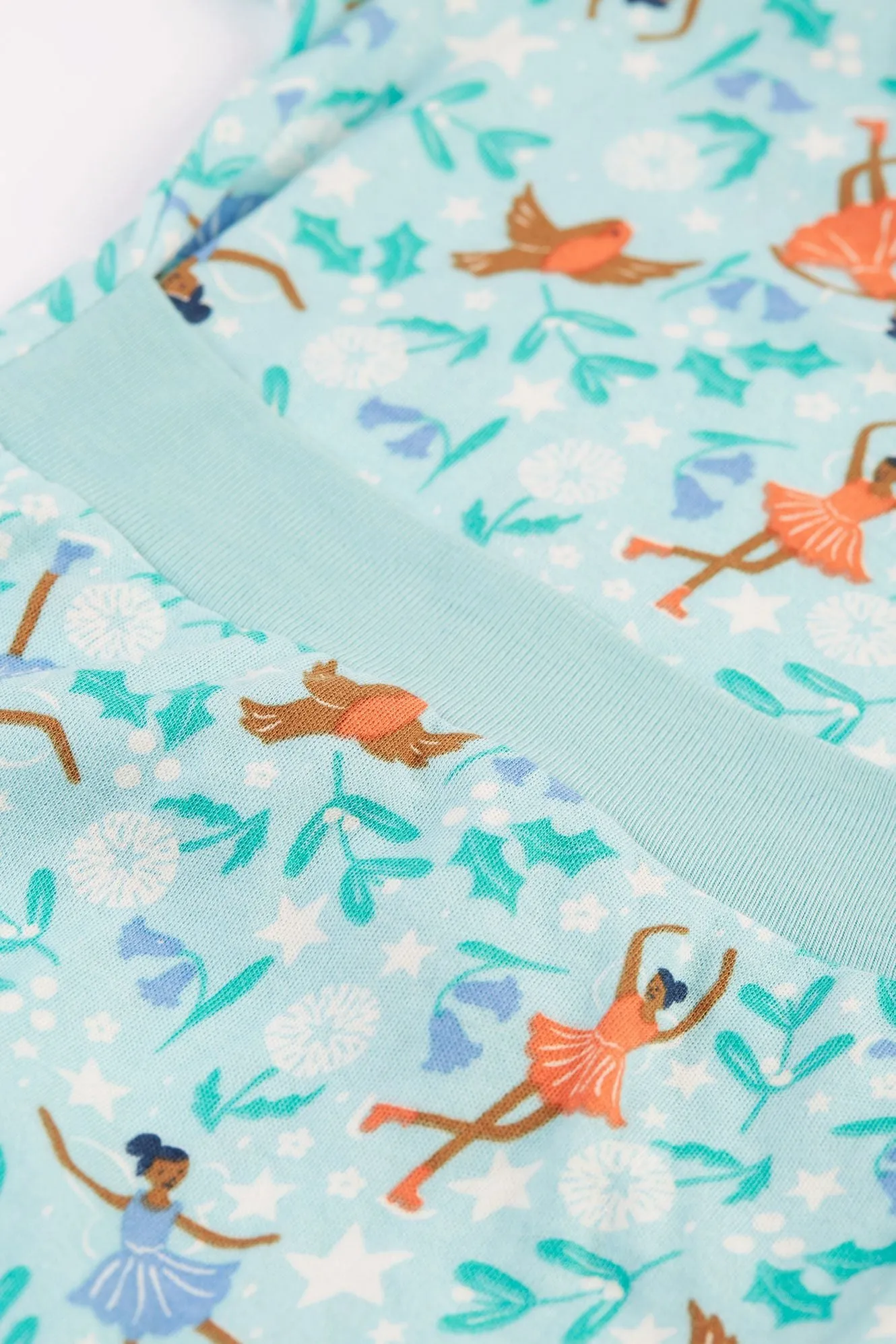 Frugi Easy Printed Babygrow Glacier Enchanted Forest