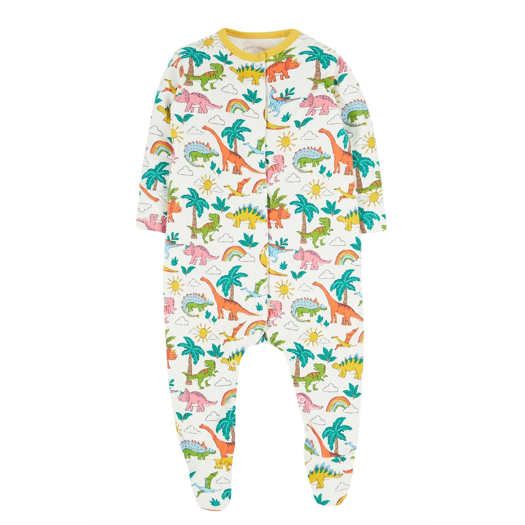 Frugi Lovely Babygrow Dinoland 500078S5dila