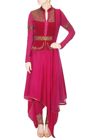 Fuchsia desinger suit