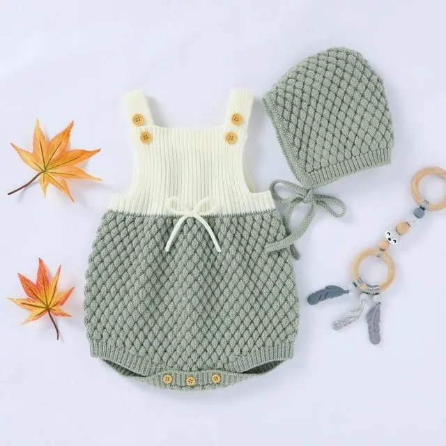Funky Romper & Bonnet Set