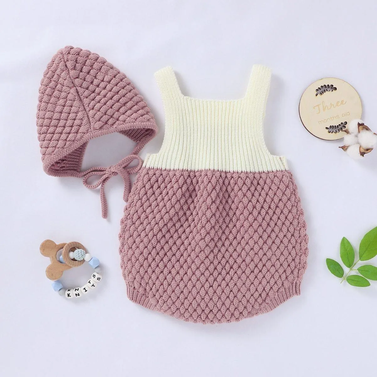 Funky Romper & Bonnet Set