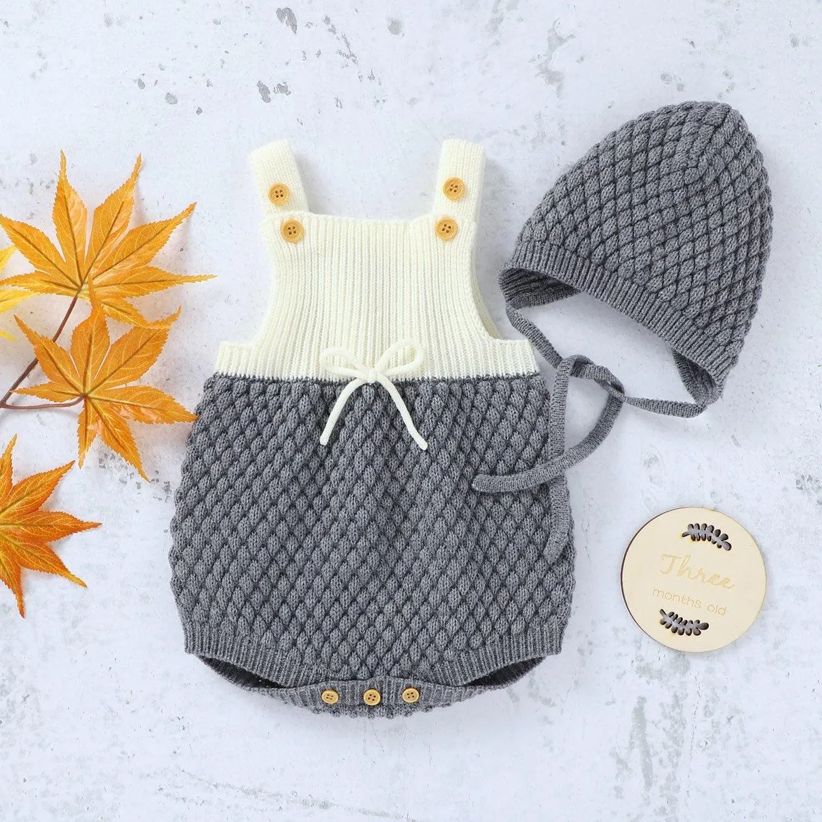 Funky Romper & Bonnet Set