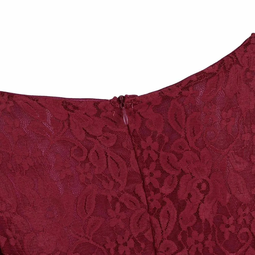 Gail Freeman M-2XL Lace Maternity V-Neck Wedding Gown, Bridesmaid or Party Dress