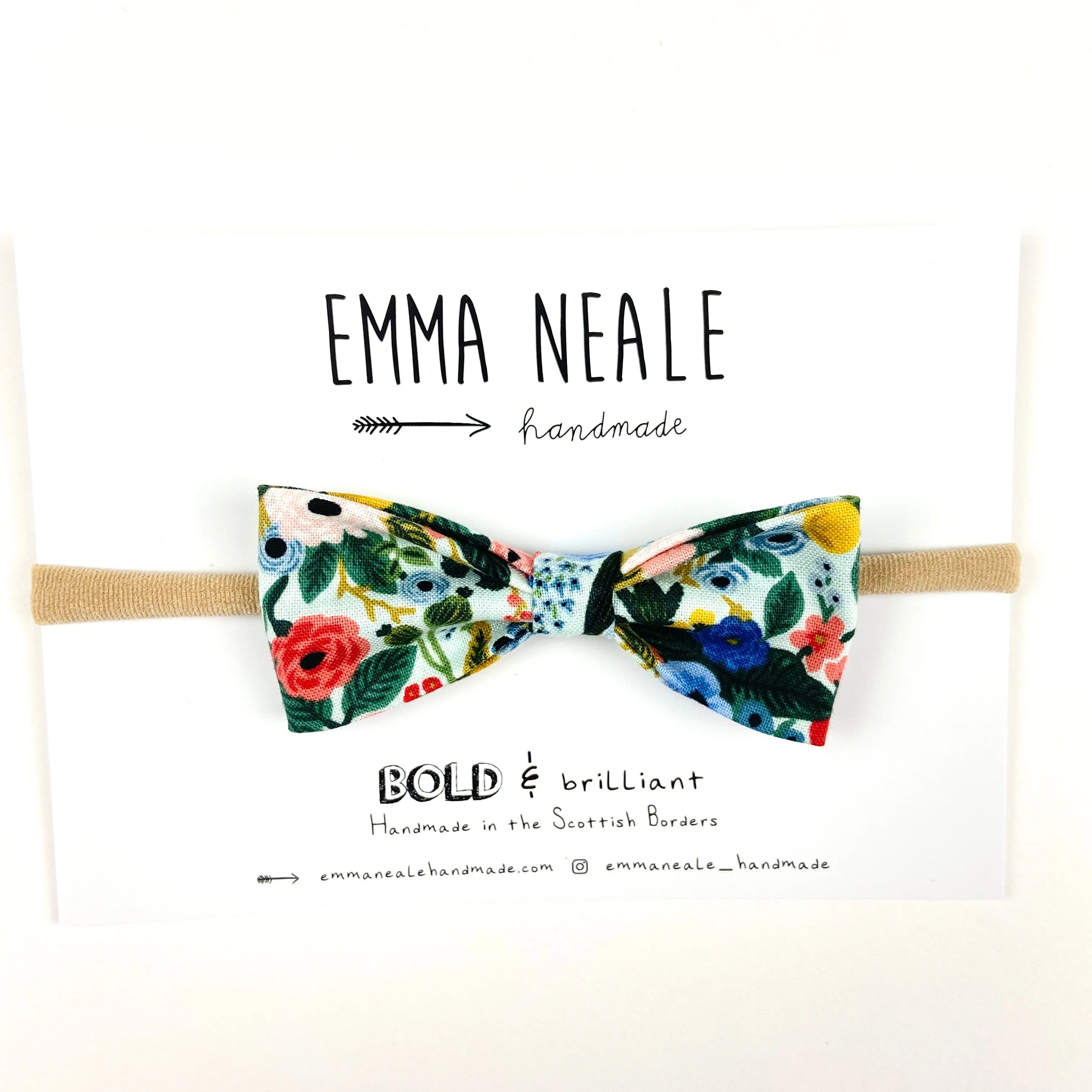 Garden Party Ruby Bow Headband