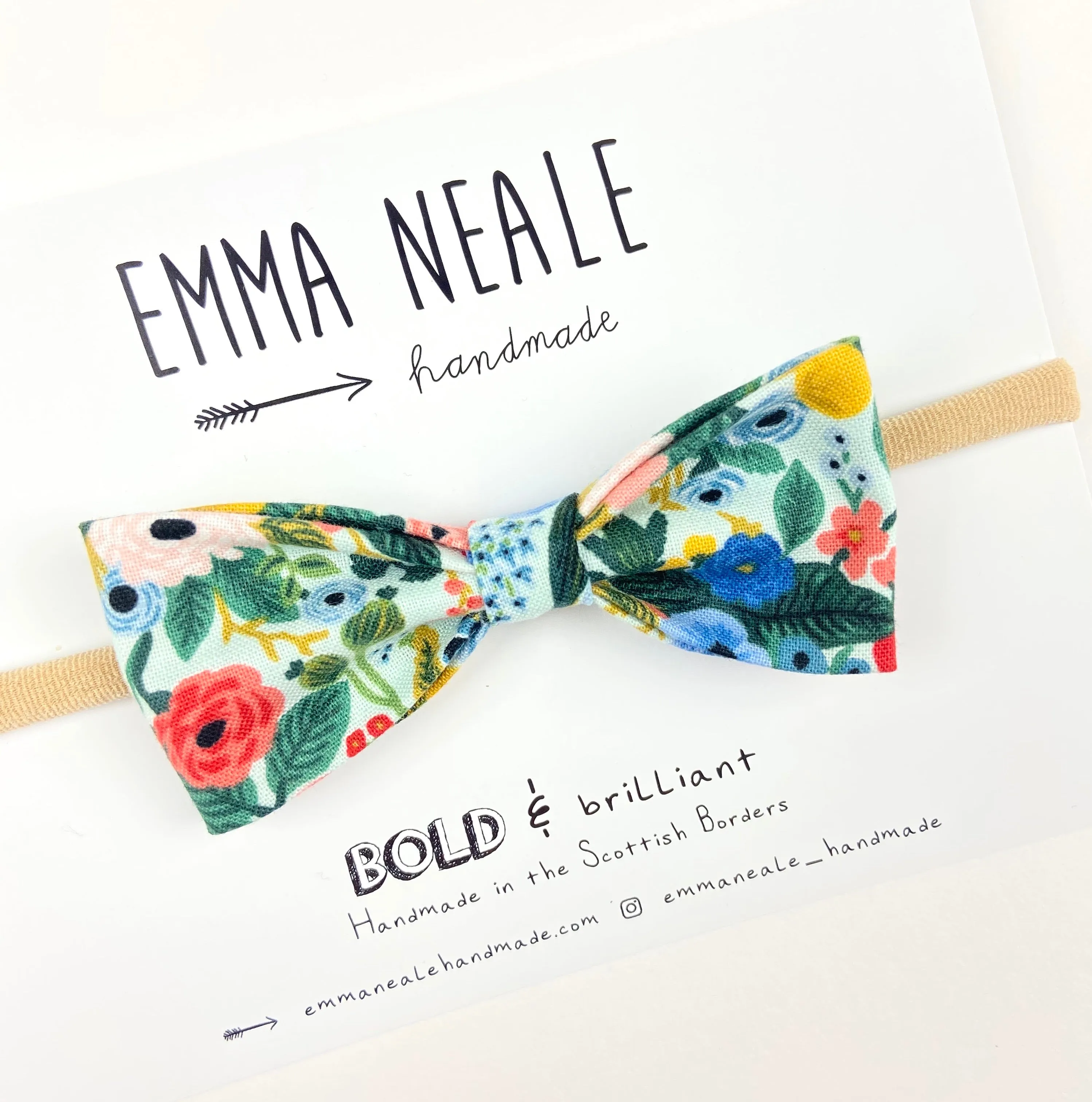 Garden Party Ruby Bow Headband