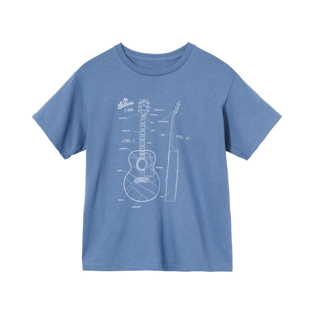 Gibson Kid'S Acoustic Schematic Tee - XL