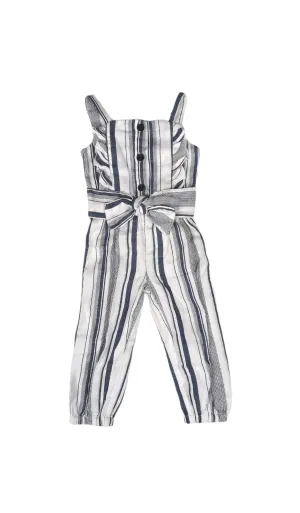 GIRL SIZE 2 YEARS - HABITUAL, Stripped Cotton Romper NWT B46