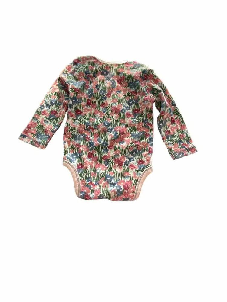 Girls Child Size 6-9 Months Burt Bee's Baby Floral Rompers