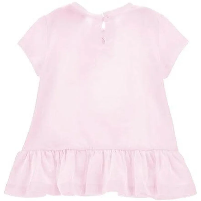 Girls Pink Tinkerbell Peplum Tunic