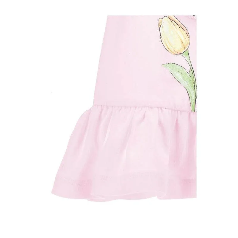 Girls Pink Tinkerbell Peplum Tunic