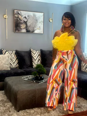 Glam All The Colors Wide Leg Pants