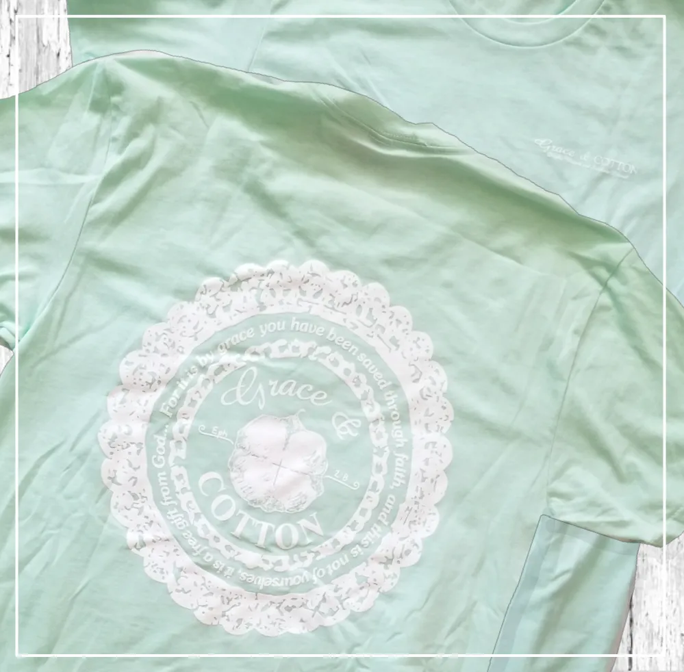 Grace & Cotton Lace Logo - Multiple Colors
