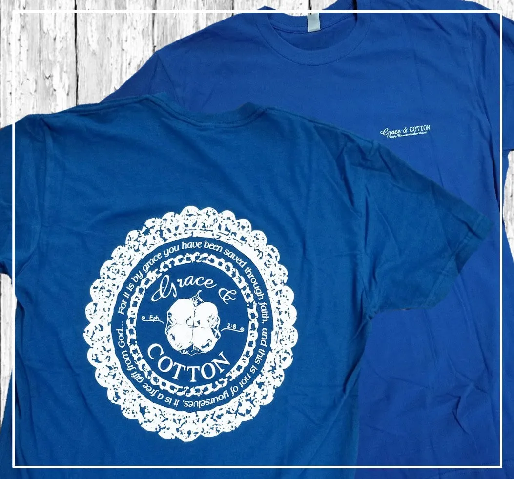 Grace & Cotton Lace Logo - Multiple Colors