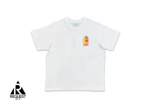 Gradient Arch Logo Printed Tee "White"