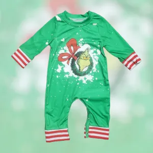 Green Grinch Romper