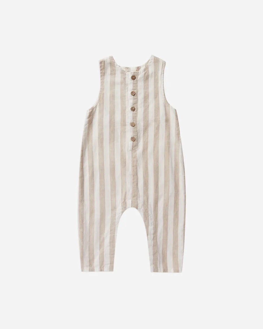 GREY STRIPE JUMPSUIT