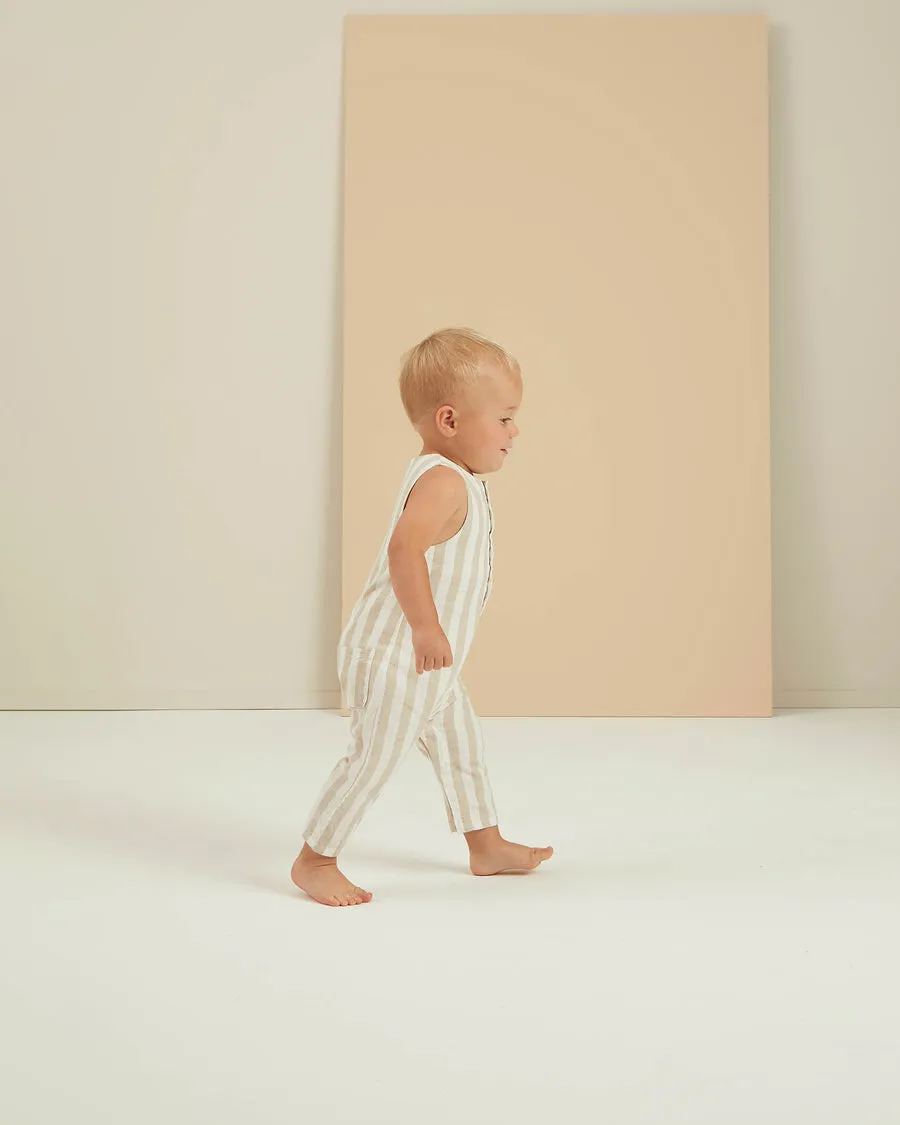 GREY STRIPE JUMPSUIT