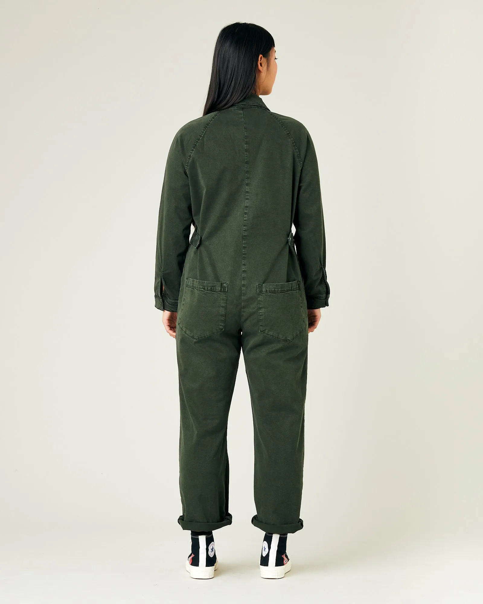 Hallie Sea Green Cotton Coverall