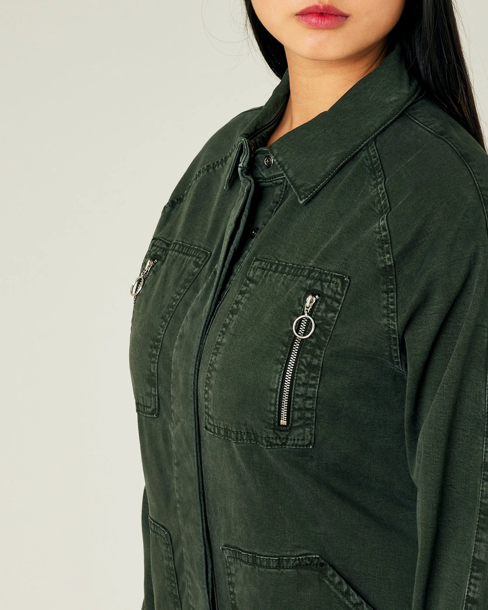 Hallie Sea Green Cotton Coverall
