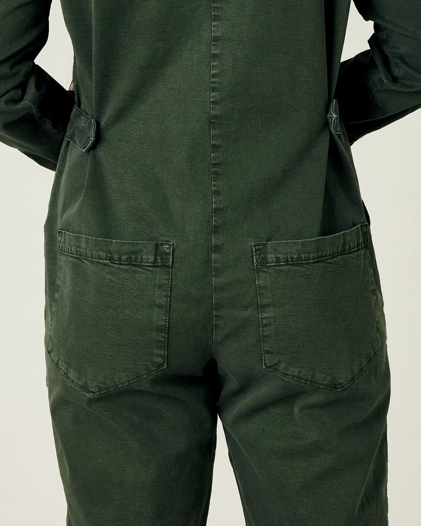Hallie Sea Green Cotton Coverall