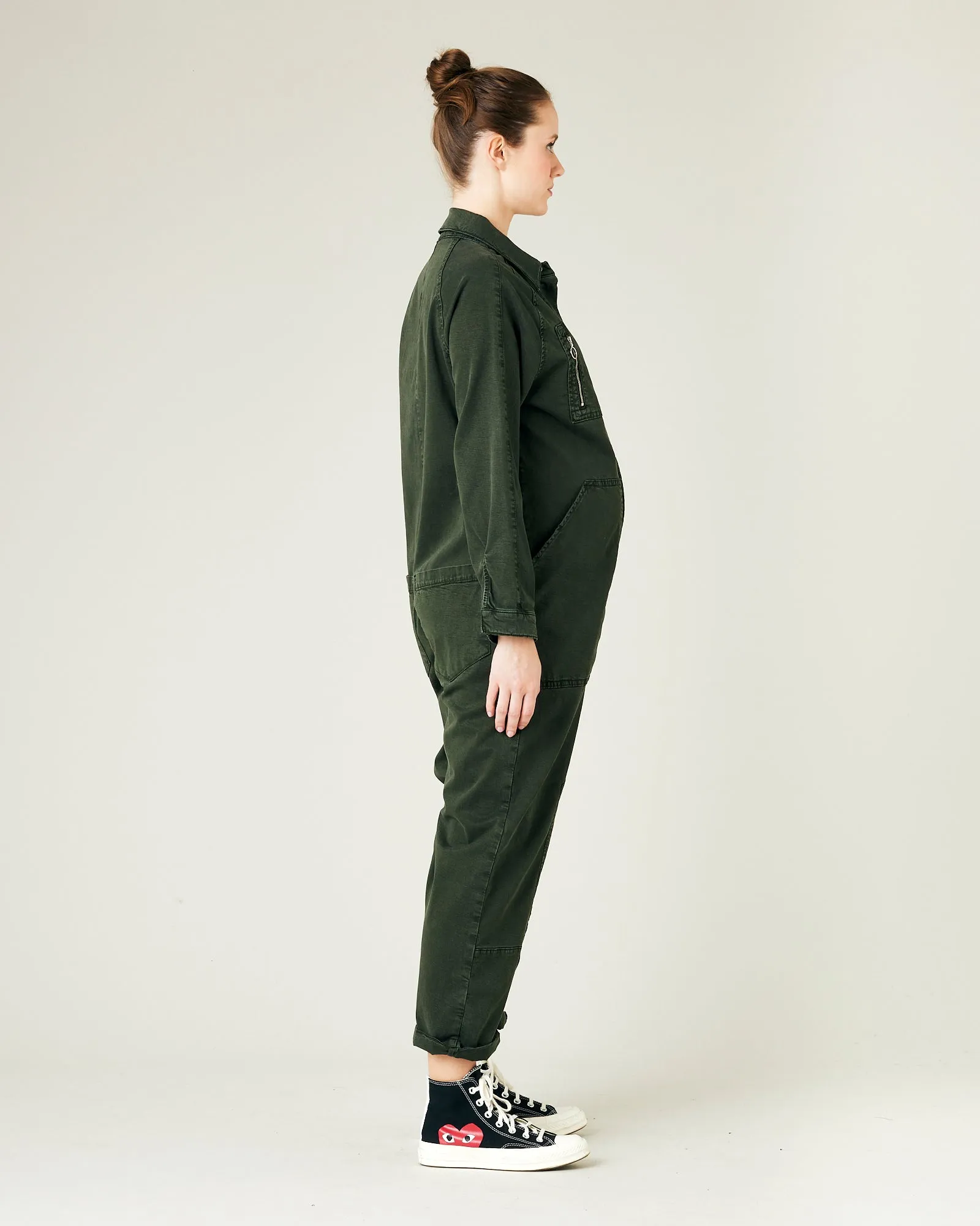 Hallie Sea Green Cotton Coverall