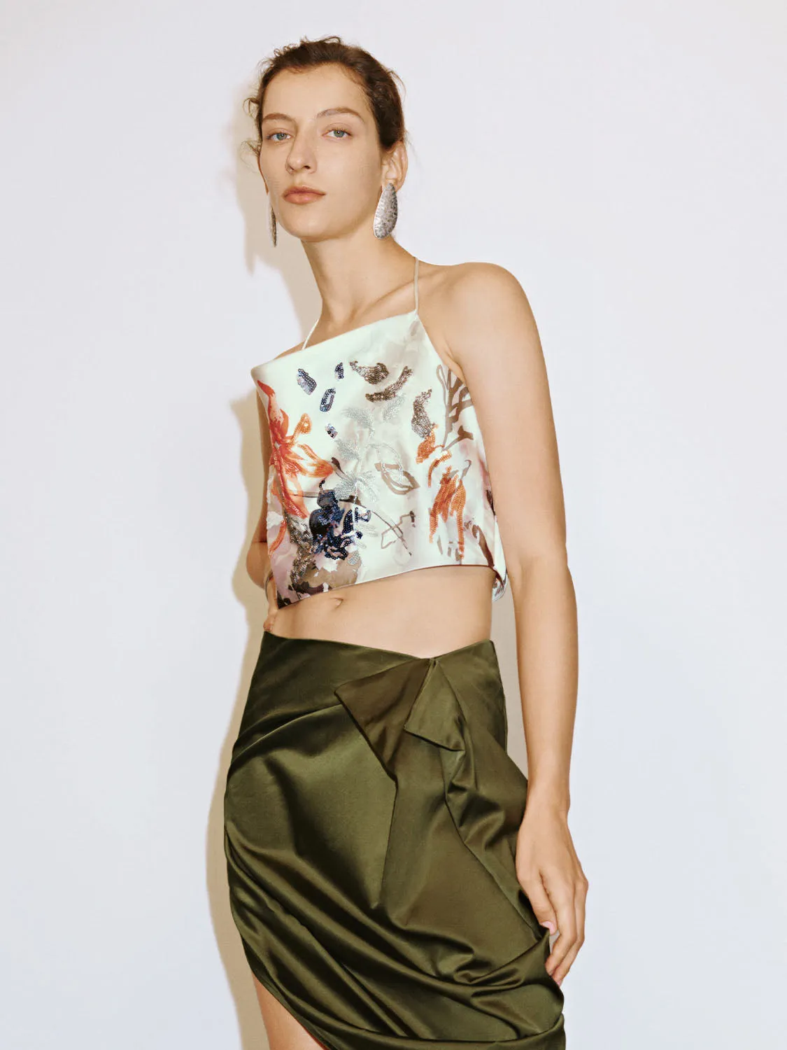Halter Neck Cami Tops