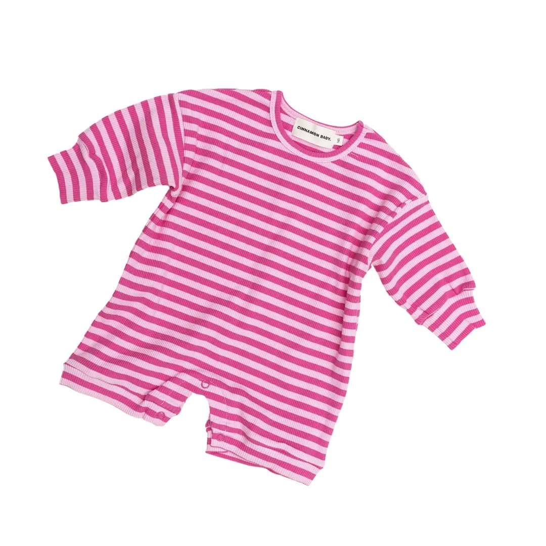 Hampton Romper - Baby Pink