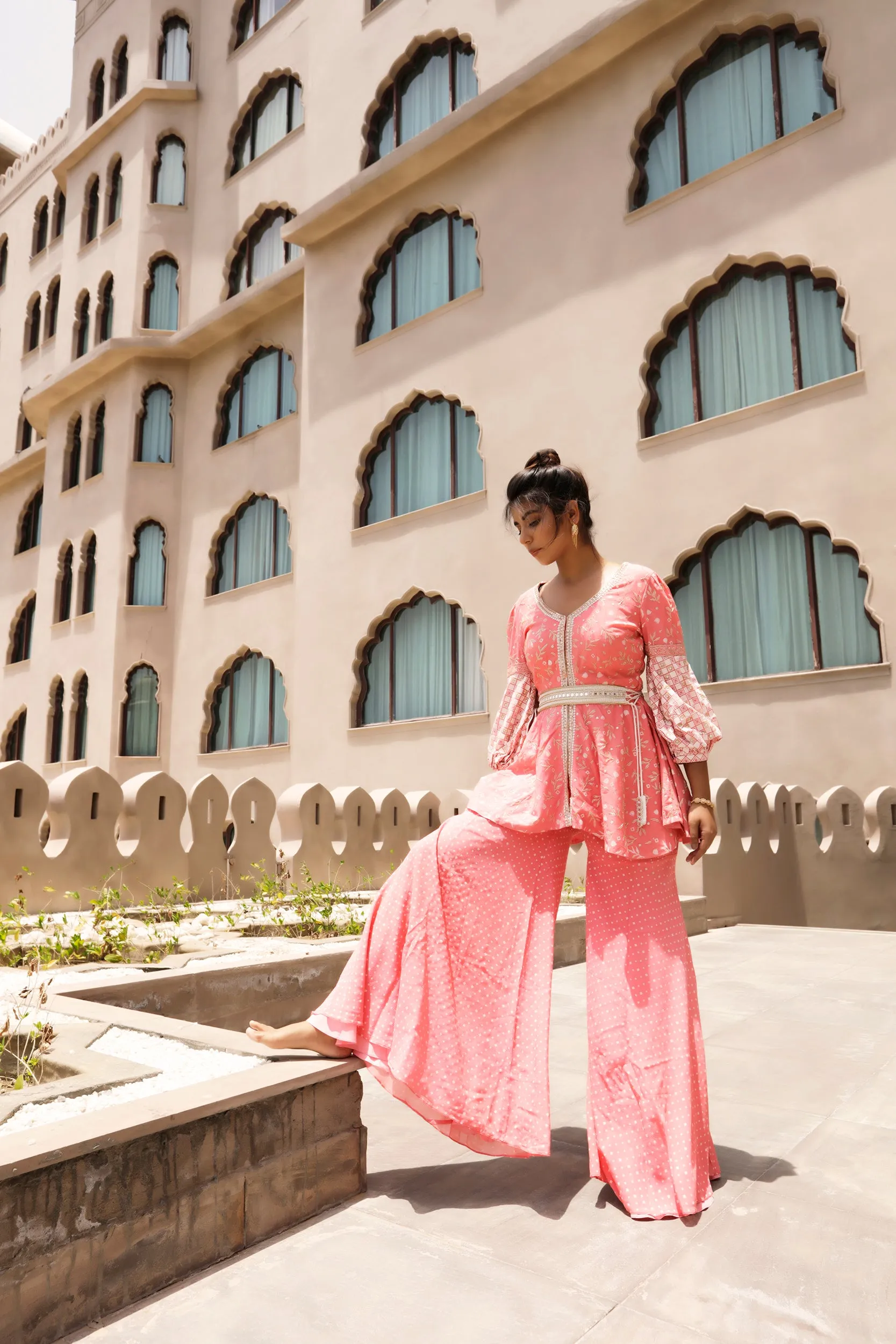 Handprinted Sharara