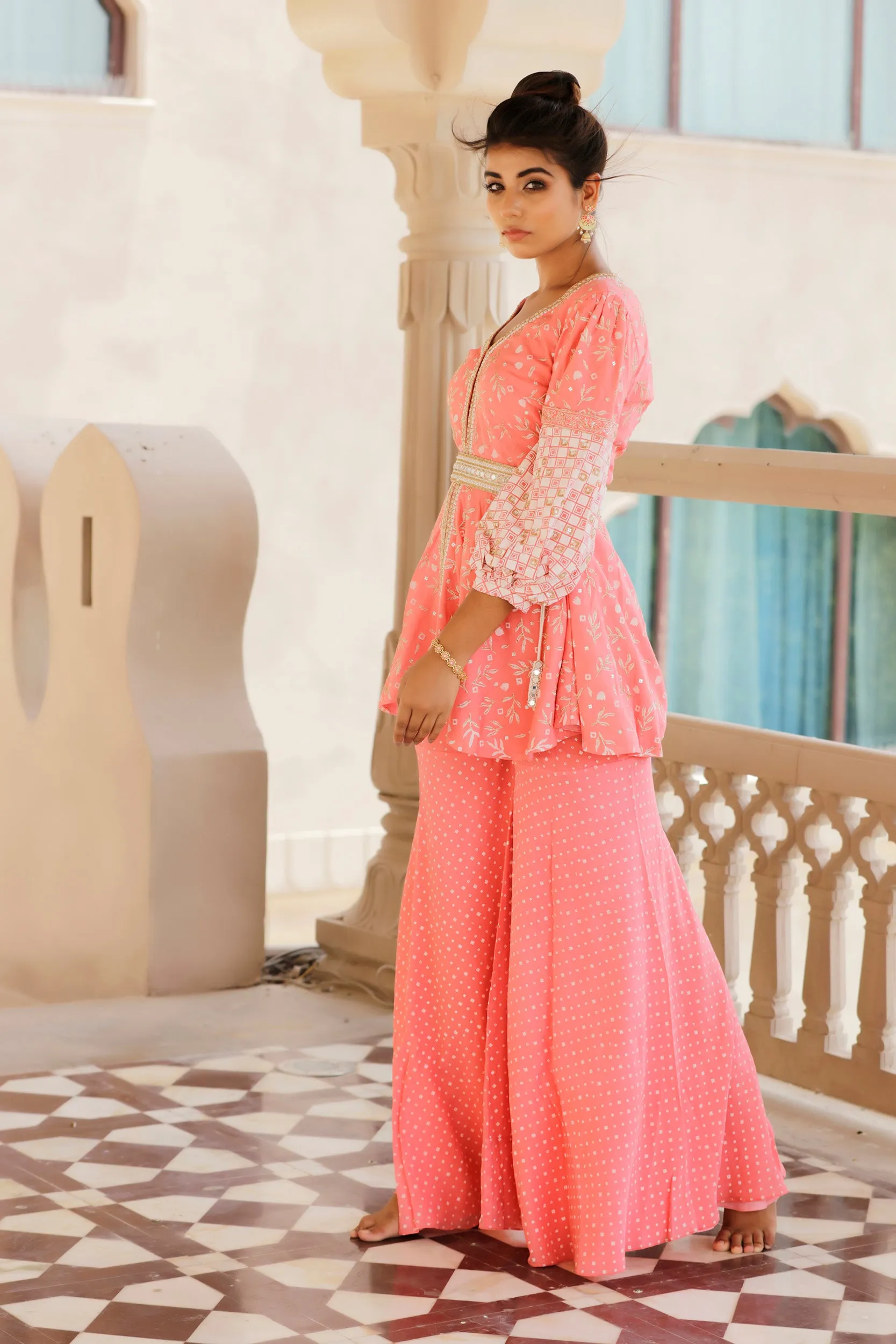 Handprinted Sharara