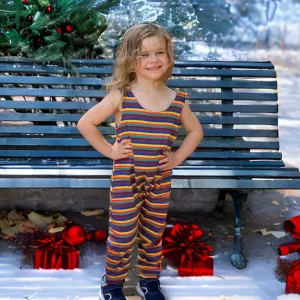 Hazel Stripe Dungarees
