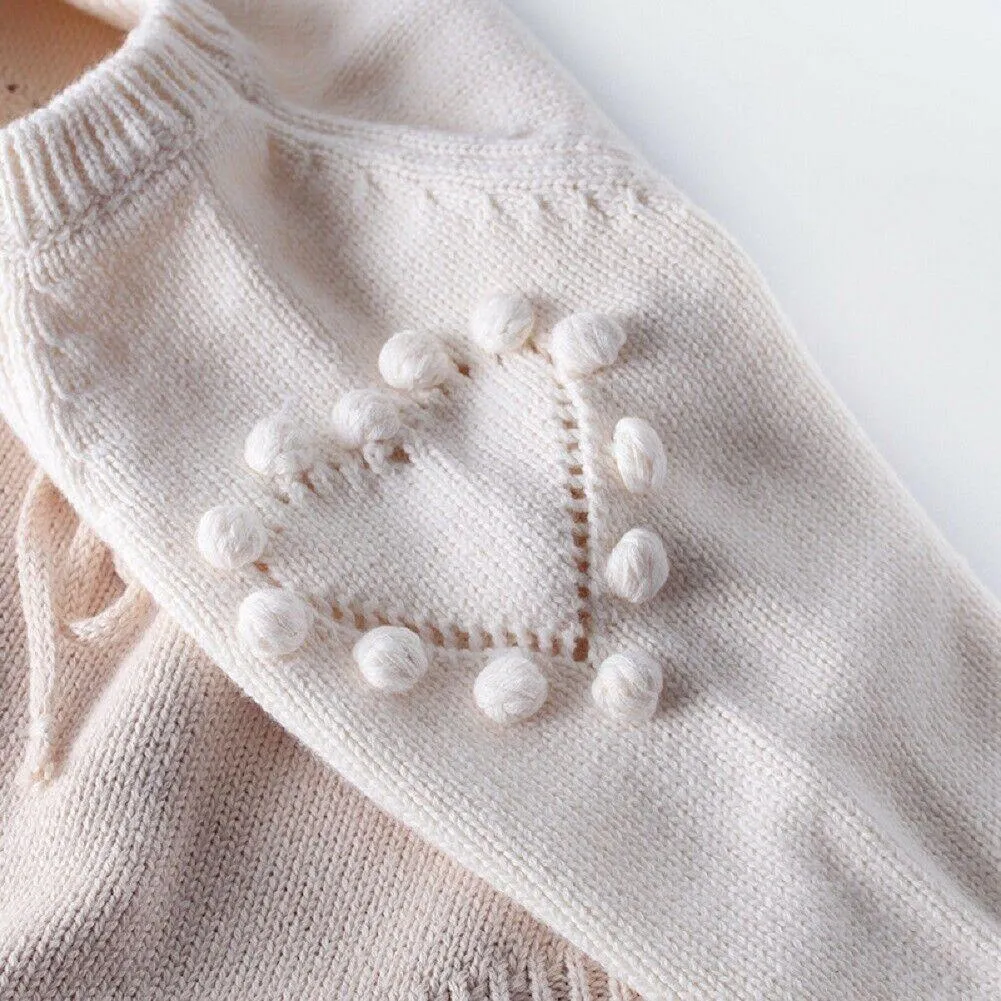 Heart Pom Pom Romper