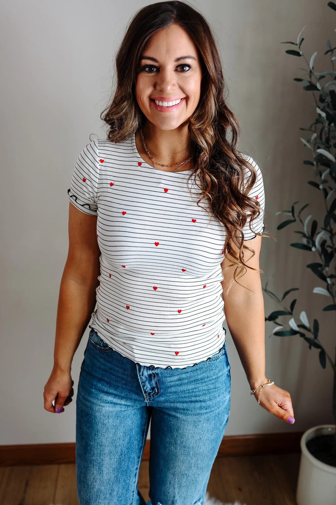 Hearts and Stripes Tee