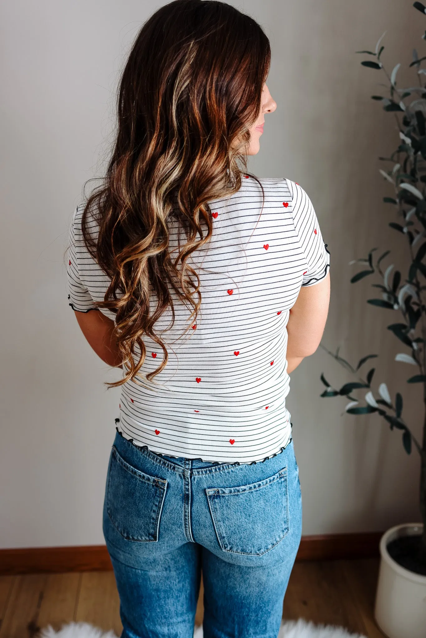 Hearts and Stripes Tee