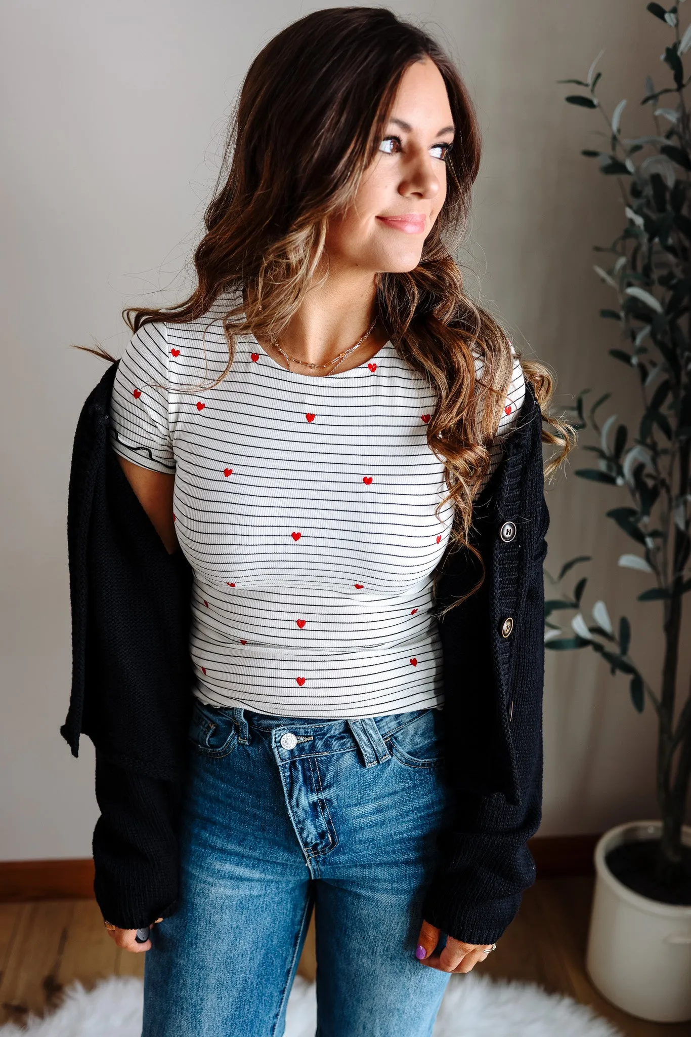 Hearts and Stripes Tee