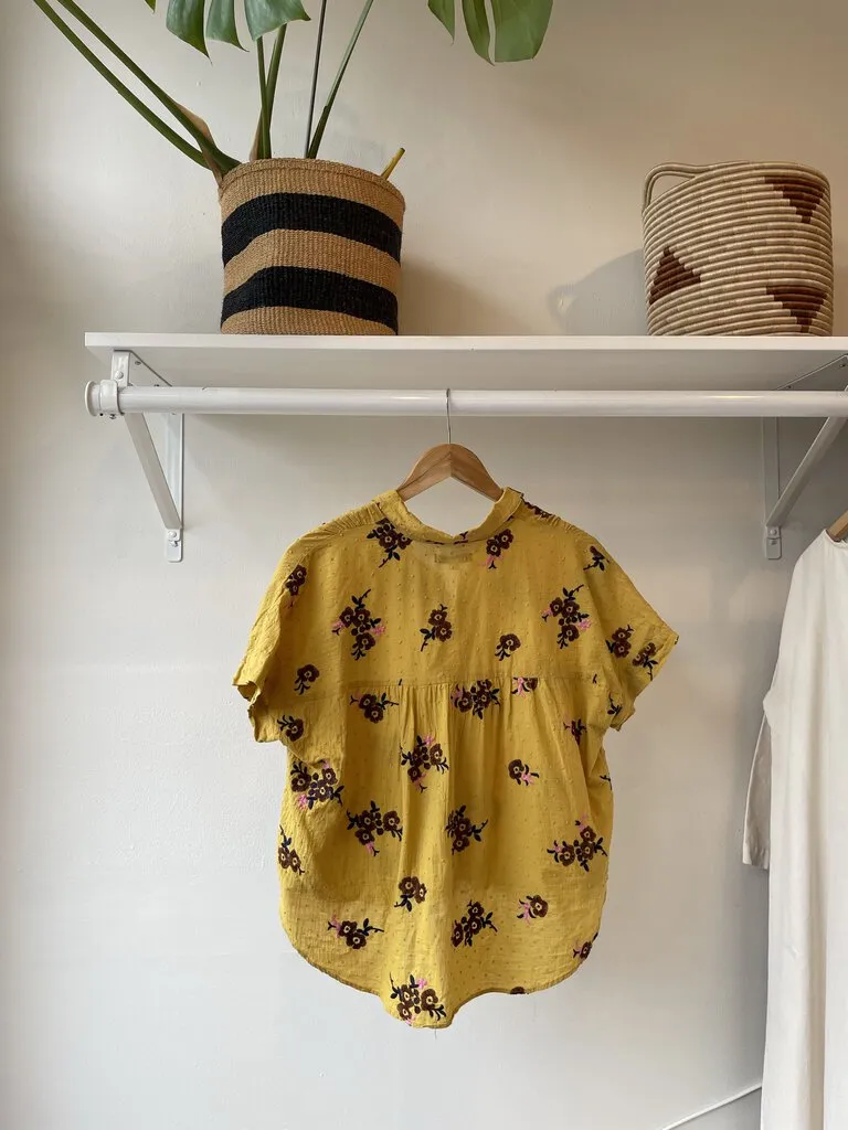 Hilltop Shirt in Embroidered Floral