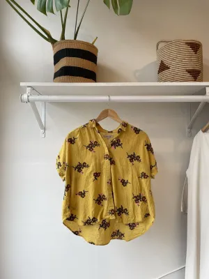 Hilltop Shirt in Embroidered Floral