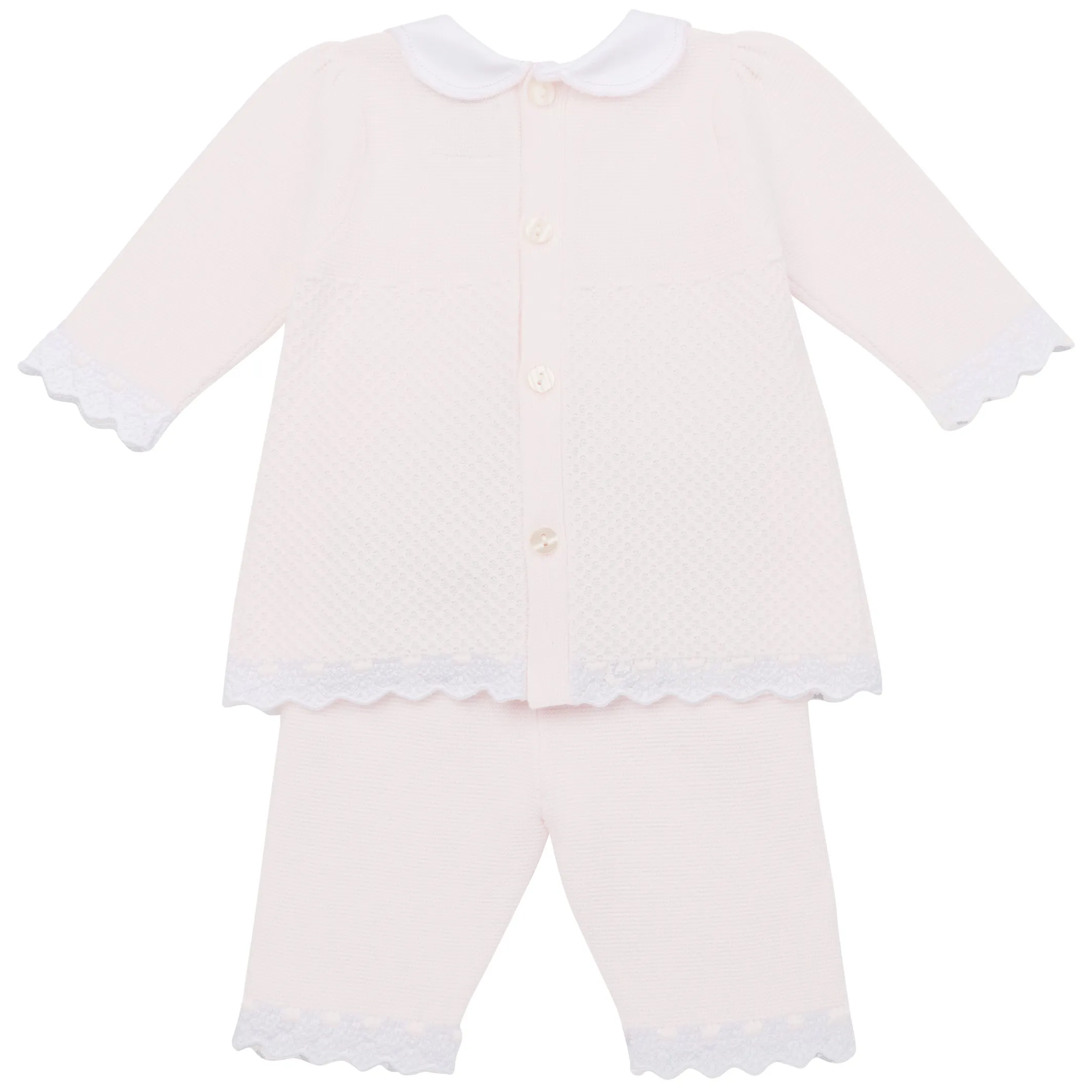 Holly Beautiful Pink Knit Girls Outfit
