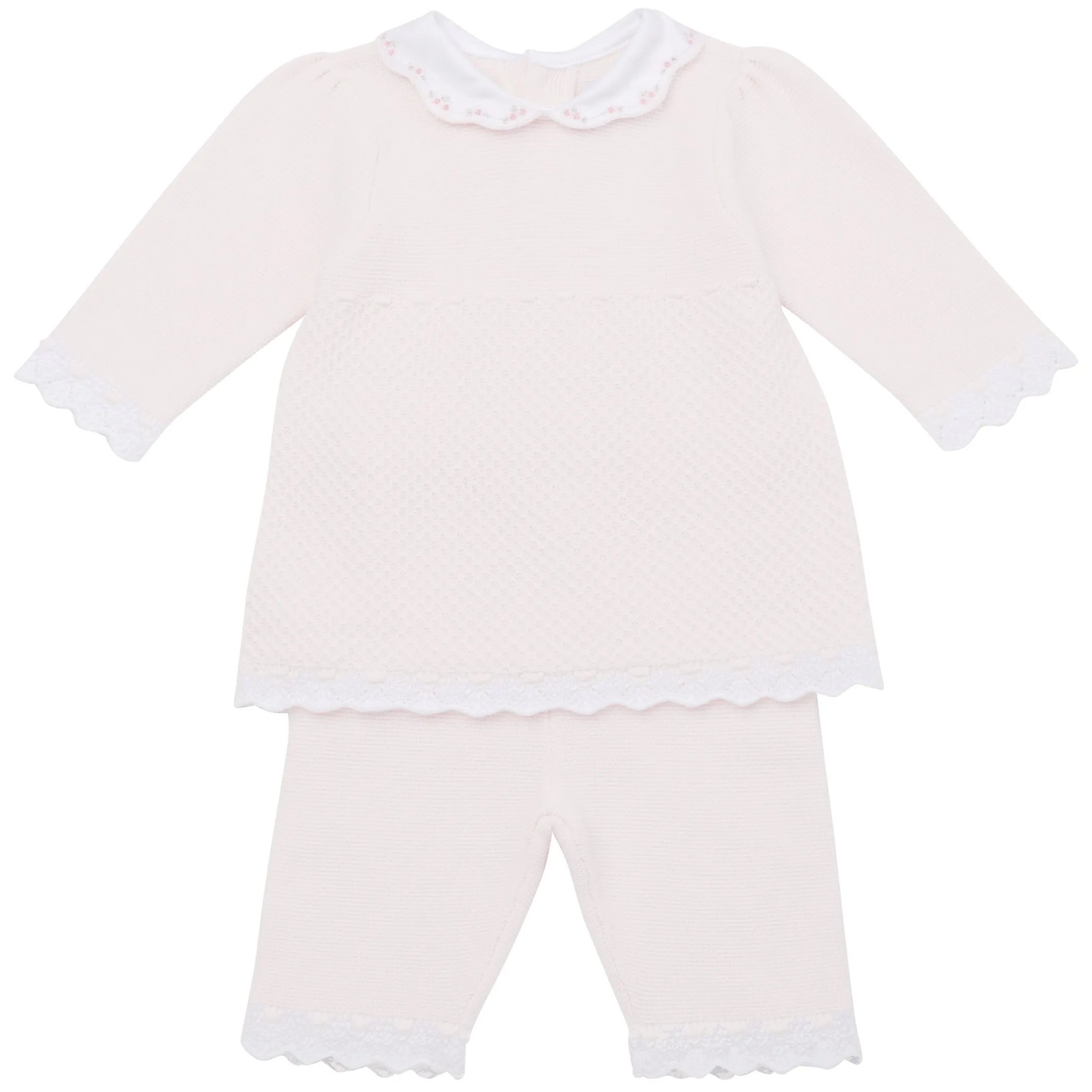 Holly Beautiful Pink Knit Girls Outfit